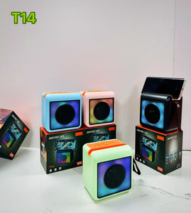 T14 Super Bass Portable Wireless Blue-Tooth <b>Speakers</b> RGB <b>LED</b> Colorful Light Active Stereo Woofer Hifi Music Mini <b>Speaker</b> - Product Image 3
