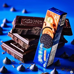 Biscotti Sandwich Oreo al Gusto di <span class=keywords><strong>Crema</strong></span> al Cioccolato all'Ingrosso, Dolci per il Tè del Pomeriggio, Biscotti al Gusto di Frutta - Product Image 2