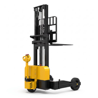 Gerbeur électrique autoporté SOLREIGN CDD15QYA 1,5 tonne, mât simple 1,6 m, chariot élévateur à fourches 48V, batterie CE, modèle économique pour entrepôt OEM