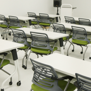 Mesa de seminario doble de madera coreana, escritorio grande para sala de juntas, gestión de cables, marco de acero, solución de espacio de trabajo profesional moderna hecha - Product Image 3