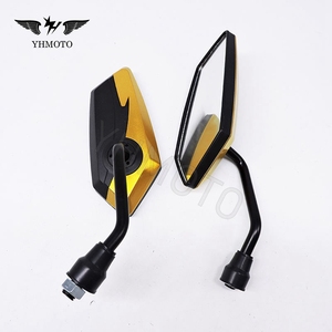 Rétroviseur de moto YHMOTO, rétroviseur latéral universel, accessoires moto pour Kawasaki Z750 Z800 KLX250 - Product Image 3