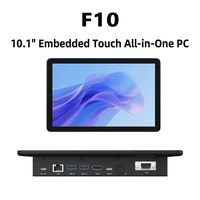 OEM ODM 10,1 inch touchscreen MiniPC Intel N5095 Quad Core Nieuwe SSD Industriële Computer Windows 11 Embedded Mini PC
