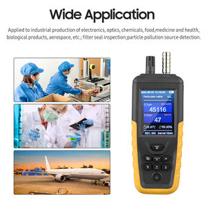 Hochwertiger Industrieller Digitaler 3-in-1 Staub- & Gasanalysator Hohe Genauigkeit PM2.5 PM10 0,3µm-10µm Brennbarer Gasdetektor - Product Image 2