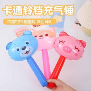 Martillos inflables de animales de dibujos animados con campana, juguete para niños, material de PVC, regalos para fiestas infantiles - Product Image 1