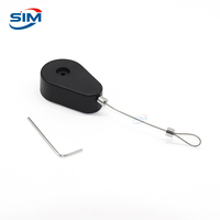 Cable Antirrobo de Alta Calidad, Retráctil, con Caja de Seguridad, para Exhibición en Tiendas, para Control Remoto de TV y Consola de Juegos