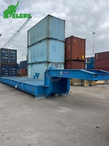 Remolque de Plataforma Baja para Transporte Marítimo de 100 Toneladas, Remolque <span class=keywords><strong>Mafi</strong></span> de 40 pies para Camión - Product Image 5