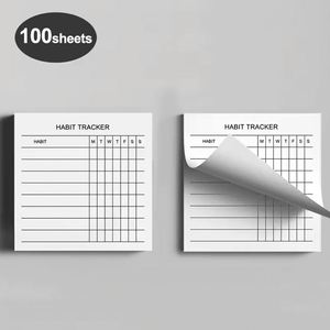 สมุดบันทึกพฤติกรรม 100 แผ่น ขนาด 9x9 ซม. สำหรับวางแผนเป้าหมายประจำวัน ใช้ได้ทั้งที่โรงเรียน สำนักงาน และส่วนตัว - Product Image 3