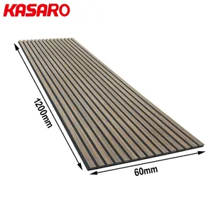 KASARO Quality Certificated Soundproofing Natural Wooden Material Acoustic Panels