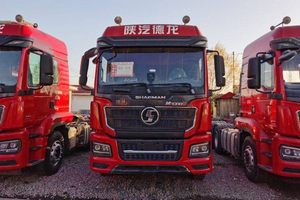 Camion tracteur d'occasion Shacman 6x4 Diesel, boîte manuelle 6 vitesses, capacité de charge 41-50t, conduite à gauche, suspension pneumatique, siège 360° - Product Image 2