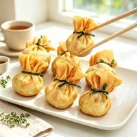 Catering Professionnel : 15g de Dim Sum Croquant Surgelé en Sachet, Idéal pour Buffets, Vente en Gros, OEM