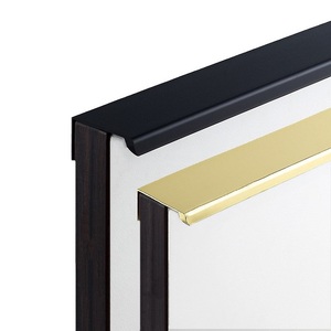 Profile Hidden Handle for Whole Kitchen Right Angle Recessed Handle Finger Pull L Shape <strong>Door</strong> Pull for Wardrobe - Product Image 2