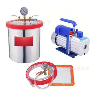 Xiuyuan 20L <b>Vacuum</b> <b>Pump</b> Defoaming Tank 4.5CFM European Standard For Lab Use - Product Image 1