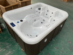 Jacuzzi de Hidromasaje para Exterior, Spa para 3 Personas en <span class=keywords><strong>Venta</strong></span> a <span class=keywords><strong>Precio</strong></span> Económico, Gazebo de Jardín, Bañera de Hidromasaje de Acrílico de Lujo con Chorro de Agua - Product Image 3