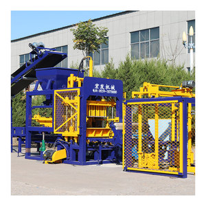 Máy Lát Gạch QT4-15S Máy Làm Khối Máy Làm Gạch Bê Tông - Product Image 1