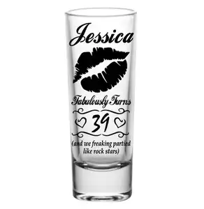 Actory-vaso de chupito de sublimación de 2oz, vasos pequeños personalizados de Tequila