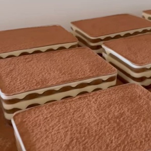 Nhựa Tiramisu <span class=keywords><strong>container</strong></span> lớn Mousse bánh trong suốt PS Vật liệu vật nuôi Tiramisu hộp cho thực phẩm bán buôn - Product Image 4