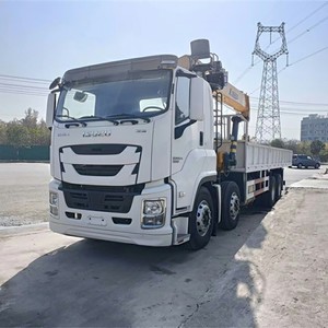 รถบรรทุก ISUZU GIGA 8x4 สำหรับงานหนัก ติดตั้งเครนยกของ 16 ตัน แบบบูมตรง ราคาโรงงาน - Product Image 1