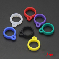 Anneaux de suspension en silicone de 6 mm à 40 mm, boucles, sangles, porte-gobelets pour tasses à thé au lait, style dessin animé, pour usage domestique
