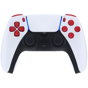 Botones Personalizados para Control de PS5, Juego Completo en Rojo Pasión, D-pad, R1, L1, R2, L2, Triggers, Share, Options, para Controles BDM-030/040/050 - Product Image 3