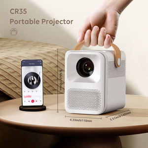 Proyector LED LCD CRE CR35 1080P Nativo 4K HD Android 9 HIFI ESTÉREO WiFi Portátil para Cine al Aire Libre y Cine en Casa - Product Image 4