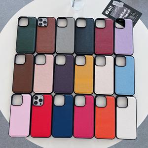 Funda 3D de Cuero Vegano PU Saffiano para Móvil para iPhone 16 Pro Max - Product Image 2