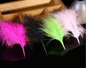 Plumas marabout dinde plume pour bricolage artisanat cheveux Costume accessoire de pêche mouche attachant matériel ornement capteur de rêves frange - Product Image 3