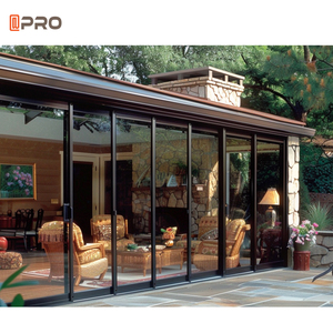 Ultime Moderna prefabbricata casa di vetro di vetro giardino di casa porte e finestre di vetro Esterna veranda parasole casa - Product Image 6