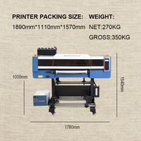 Imprimante DTF à effet 3D TPU UV, broderie en relief, machine à broder, effet de broderie UV DTF pour textiles et tissus, vêtements