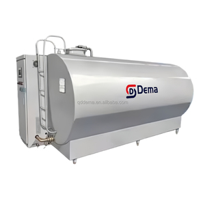 Tanque de Refrigeración de Leche de Acero Inoxidable de Grado Alimenticio <span class=keywords><strong>DEMA</strong></span>, con Limpieza Automática CIP, de 500L a 30000L, para Granjas Lecheras, con Certificación CE/EAC - Product Image 2