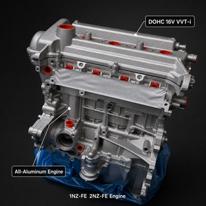 Conjunto de Motor <span class=keywords><strong>Toyota</strong></span> 1NZ-FE 2NZ-FE 1.3L 1.5L DOHC 16V VVT-i Compatible con Yaris Vitz Echo Vios Probox Scion XA XB OEM 11101-21030 - Product Image 1