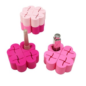 Cute Silicone Lipstick <b>Holder</b> Set 4 In 1 Magnetic <b>Makeup</b> Organizer For Lipstick Storage - Product Image 3