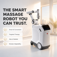 Robot de massage intelligent ZCH de qualité commerciale à tête unique avec positionnement visuel IA et multiples protections de sécurité pour les entreprises de spa