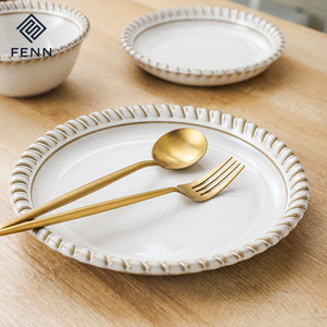 FENN Assiette en porcelaine personnalisée <span class=keywords><strong>Vaisselle</strong></span> en céramique de gros Ensemble de <span class=keywords><strong>vaisselle</strong></span> Bangladesh <span class=keywords><strong>Vaisselle</strong></span> <span class=keywords><strong>Service</strong></span> de table <span class=keywords><strong>Vaisselle</strong></span> vintage pour la maison - Product Image 5