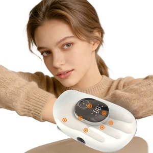 Massaggiatore per Mani a Doppio Strato con Airbag <span class=keywords><strong>e</strong></span> Compressione Termica, Senza Fili, per Alleviare il <span class=keywords><strong>Dolore</strong></span> da Artrite <span class=keywords><strong>e</strong></span> Migliorare la Circolazione da Polso a <span class=keywords><strong>Palmo</strong></span> <span class=keywords><strong>e</strong></span> <span class=keywords><strong>Dita</strong></span> - Product Image 1