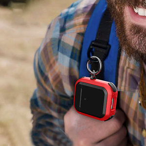 Pour <span class=keywords><strong>AirPods</strong></span> <span class=keywords><strong>2</strong></span> étui <span class=keywords><strong>de</strong></span> protection complet <span class=keywords><strong>avec</strong></span> <span class=keywords><strong>charge</strong></span> <span class=keywords><strong>sans</strong></span> <span class=keywords><strong>fil</strong></span> 4 coins anti-chute PC TPU housse d'écouteur <span class=keywords><strong>avec</strong></span> porte-clés Portable - Product Image 1