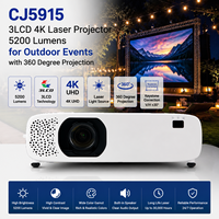 Projecteur laser 4K 3LCD CJ5915 pour événements en plein air, 5200 lumens avec contrôle RS232