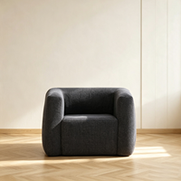 Canapé gonflable multifonctionnel pour une personne, chaise en tissu pour chambre d'hôtes, design moderne pour usage temporaire
