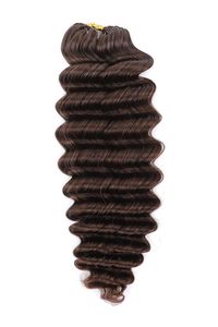 Extensions de cheveux humains Remy au crochet, invisibles, de haute qualité, double trame, personnalisables en ondulations et couleurs, tissage machine double trame - Product Image 4