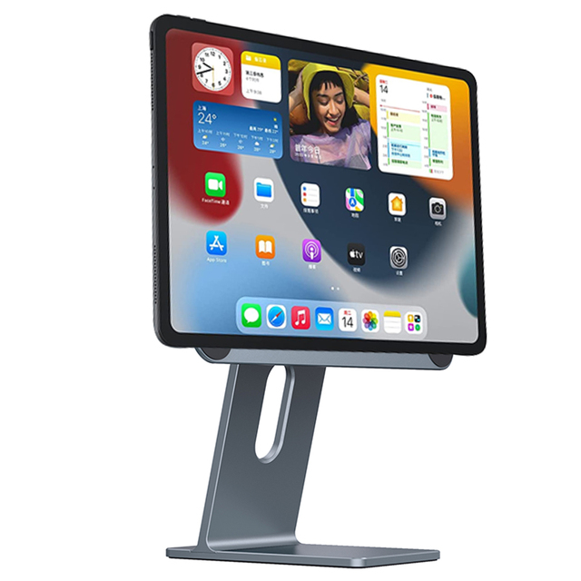360 Rotation Adjustable Aluminum Flexible Waterproof Portable Desktop Magnetic Tablet Stand Holder for iPad Mini Pro 11 12.9