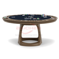Table de poker de table commerciale de luxe 6 places avec mélangeur Vente directe à prix de gros