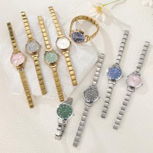 Impermeabile in acciaio inox fai da te cinturino modulare Charm a maglie di catena blu <span class=keywords><strong>verde</strong></span> italiano Charm Watch per donne uomini gioielli - Product Image 1