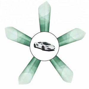 Nhà Máy Giá 100% Nhiệt Cao Từ chối Huper Optik Nano Gốm Cử<span class=keywords><strong>a</strong></span> Sổ Phim (Tint) Với Ánh Sáng Ánh Sáng Màu Xanh Lá Cây Màu Sắc - Product Image 3