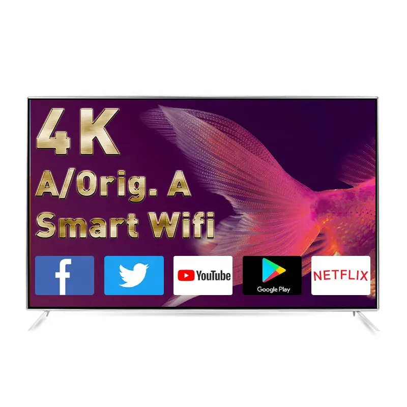 4K Smart Tv 75 Inch Wifi 75 Inch Android Flat Screen Uhd Tv Set