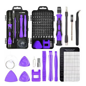 Ensemble d'outils de réparation multifonction 122 en 1, mini tournevis magnétique, kit de réparation pour l'entretien des téléphones, outils d'aide - Product Image 4