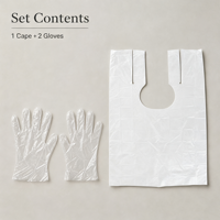 Kit d'outils de coloration capillaire en plastique durable jetable - Outils professionnels de salon pour usage domestique et professionnel