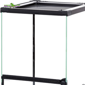 162 L PHK08 çift menteşe kapılar ve iki drenaj sürüngen kafesi ile Ultra net cam teraryum Habitat - Product Image 3