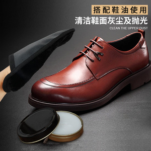 Shoe <b>Polishing</b> Glove Velvet <b>Black</b> Leather Care For Shoes Cleaning And Maintenance - Product Image 5
