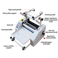 Plastifieuse de bureau A3 A4, LKSBG-350 chaud et froid, Machine à plastifier les rouleaux pour les sacs en Pet