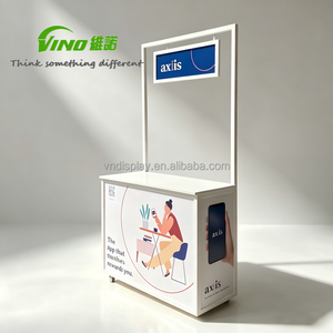บูธโปรโมชั่นเคลื่อนที่แบบพกพา, ซุ้มโฆษณาติดล้อ, เคาน์เตอร์ป๊อปอัพสำหรับกิจกรรมการตลาดกลางแจ้ง - Product Image 2