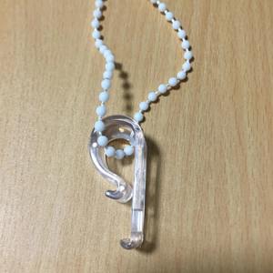 Supporto catenina trasparente per catena di plastica - Product Image 4